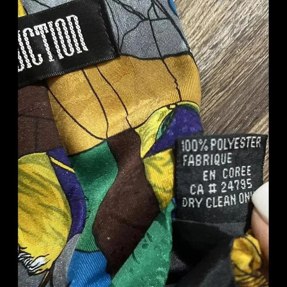 ADDICTION BLACK RED GREEN GIFTS Santa Christmas Silk St Nick Men Necktie tie - Picture 9 of 10